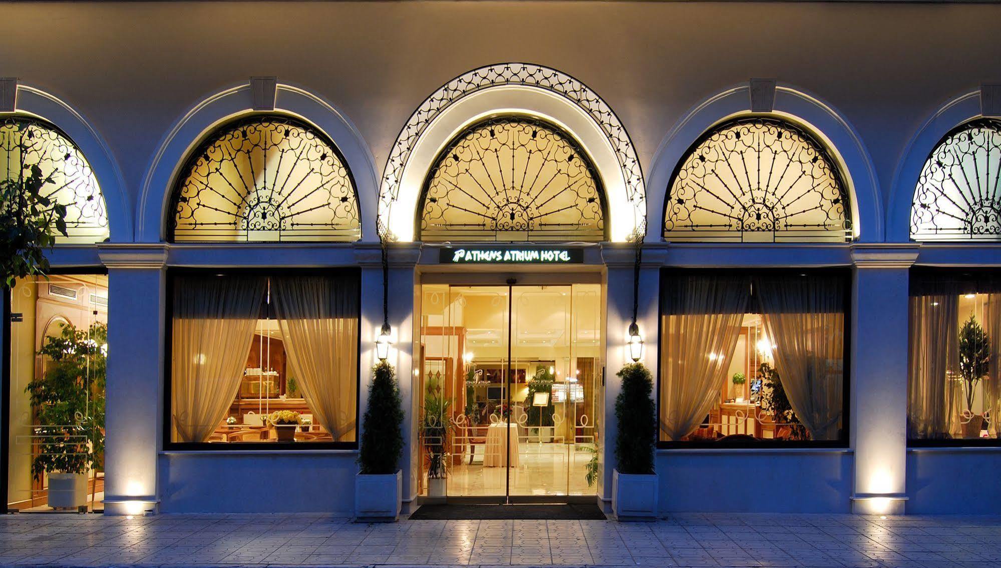 Athens Atrium Hotel & Jacuzzi Suites Dış mekan fotoğraf